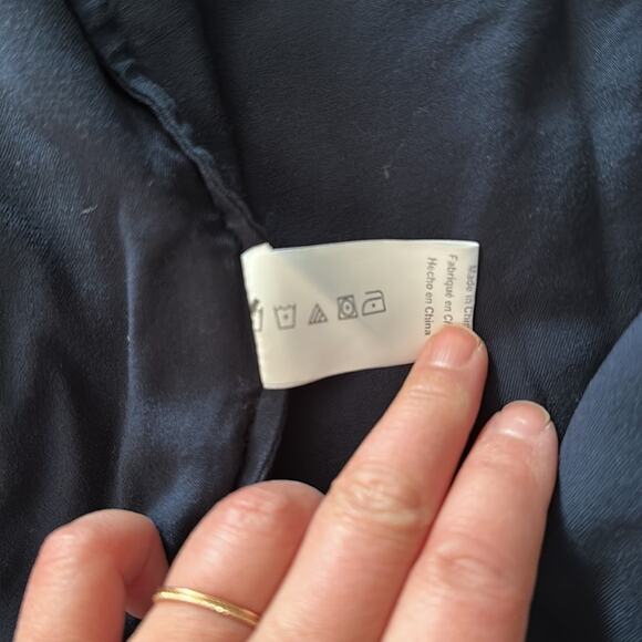 MOTF | Navy Blue Button Down Dress Size XS - Picture 8 of 11